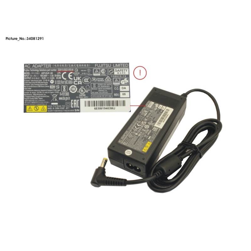 34081291 - AC-ADAPTER 65W EPS T3