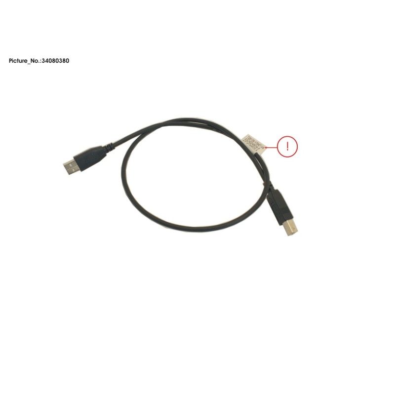 34080380 - CABLE USB A - USB B 600 E