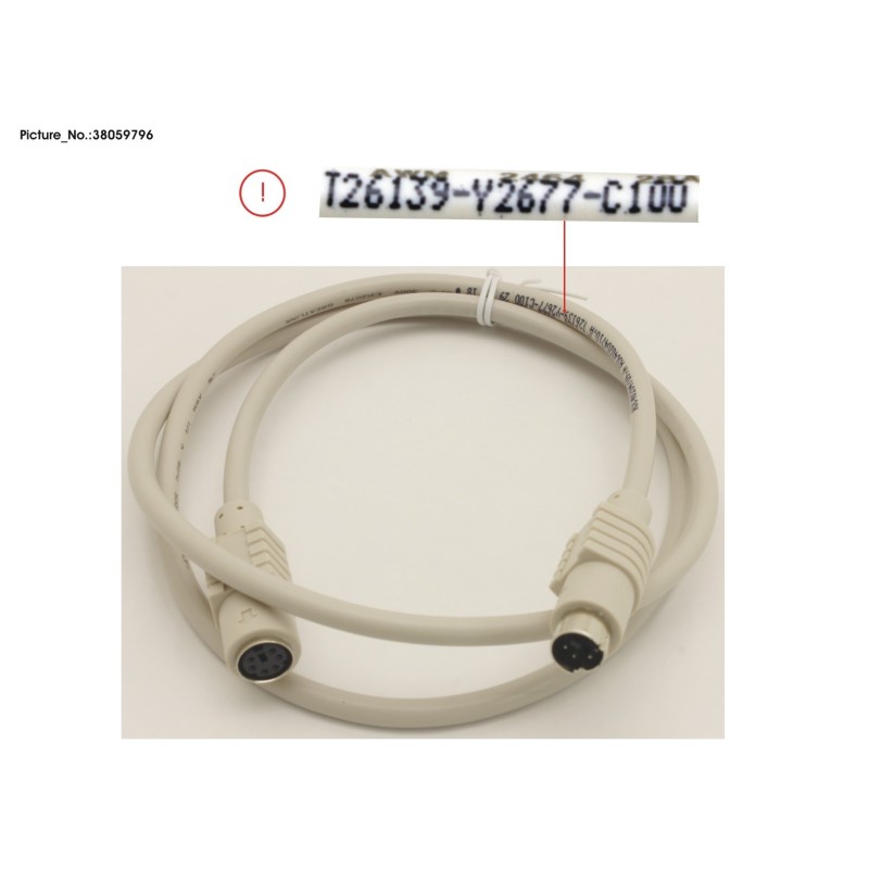 38059796 - CABLE PS2 EXT 1M