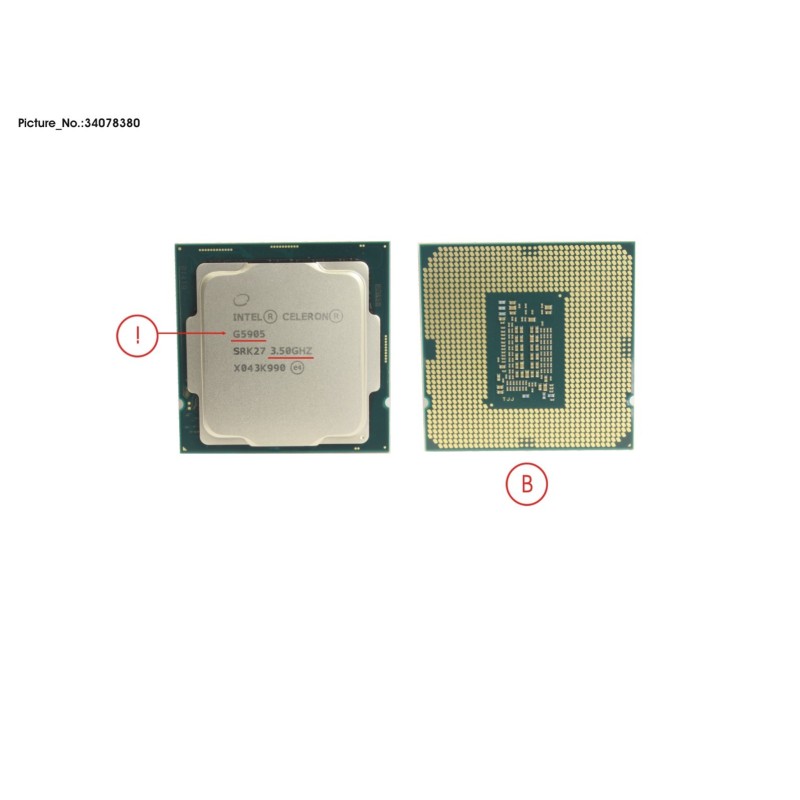 34078380 - CPU INTEL CELERON G5905 3_5 GHZ 58W