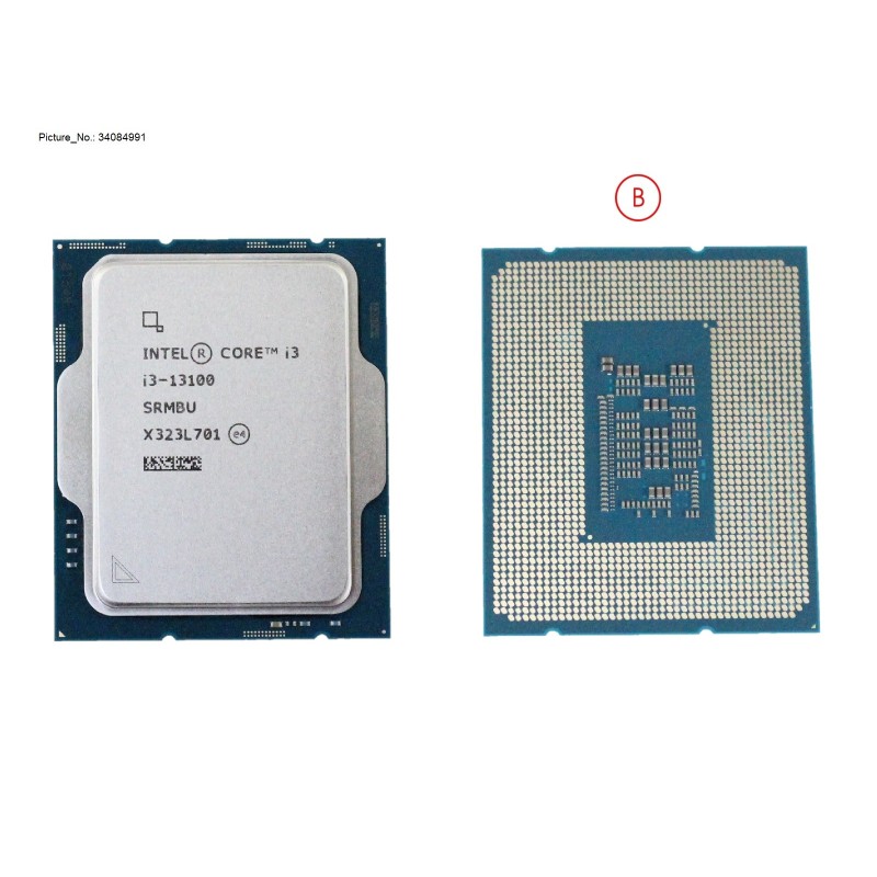 34084991 - CPU INTEL CORE I3-13100 3,4GHZ 60W
