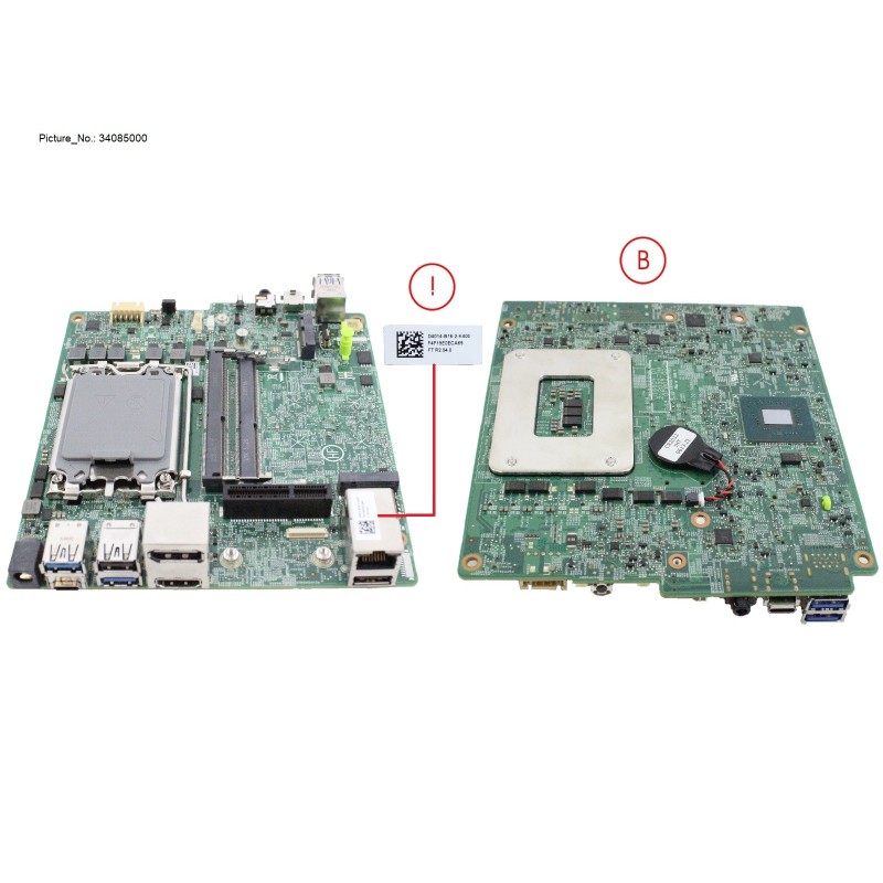 34085000 - MAINBOARD D4014-B101 ADL AND RPL CPUS