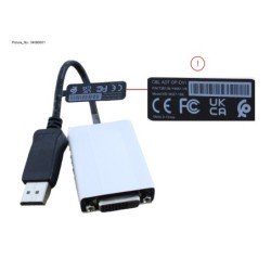 34085001 - CABLE DP - DVI 250