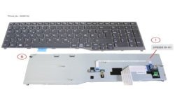 34085122 - KEYBOARD BLACK W/ TS DENMARK