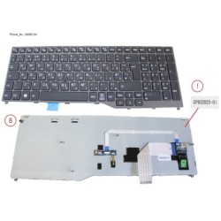 34085134 - KEYBOARD BLACK W/ TS ARABIC/UK