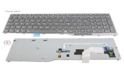 34085141 - KEYBOARD BLACK W/ BL FRANCE
