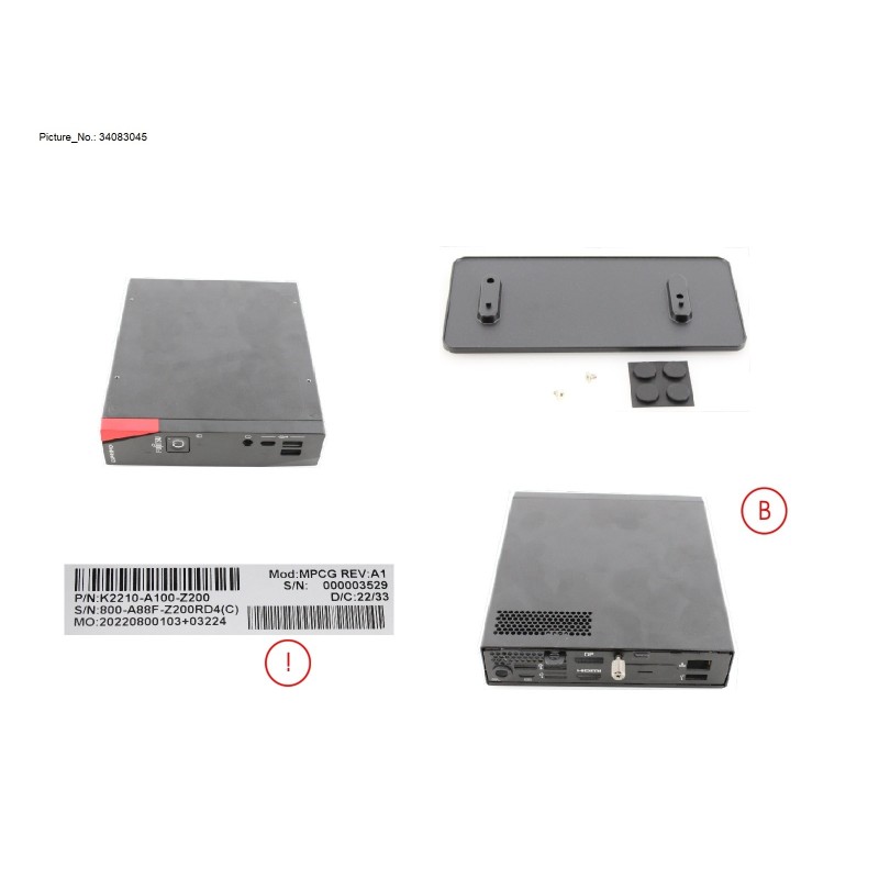 34083045 - CHASSIS KIT MINI PC BASIC