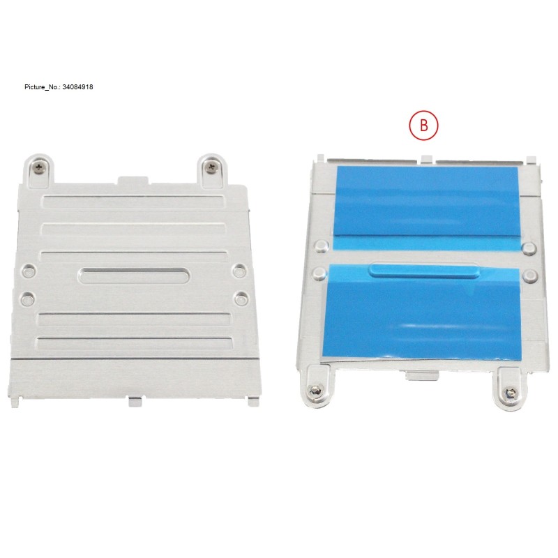 34084918 - COVER, DIMM W/ THERMAL RUBBERS (UPPER)