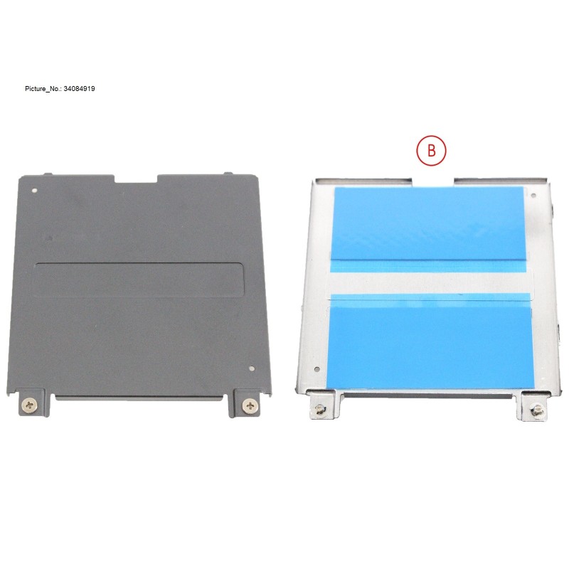 34084919 - COVER, DIMM W/ THERMAL RUBBERS (LOWER)