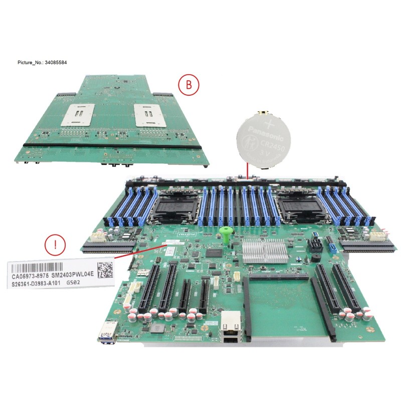 34085584 - RX2540 M7 MB (R02)