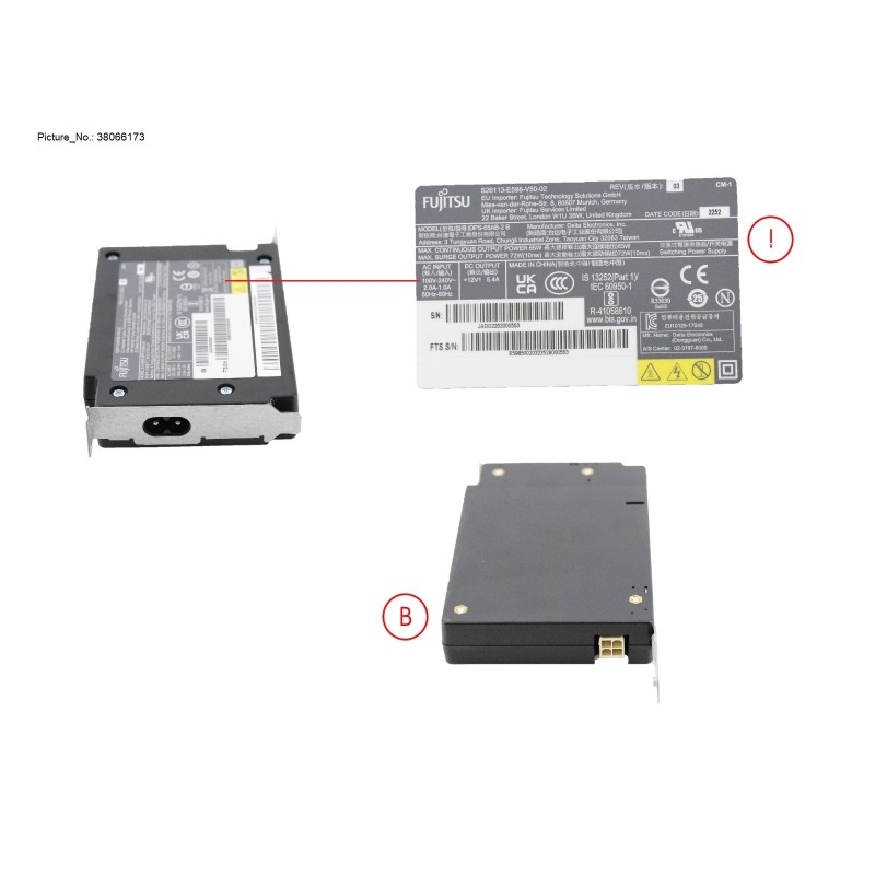 38066173 - PSU 65W GOLD