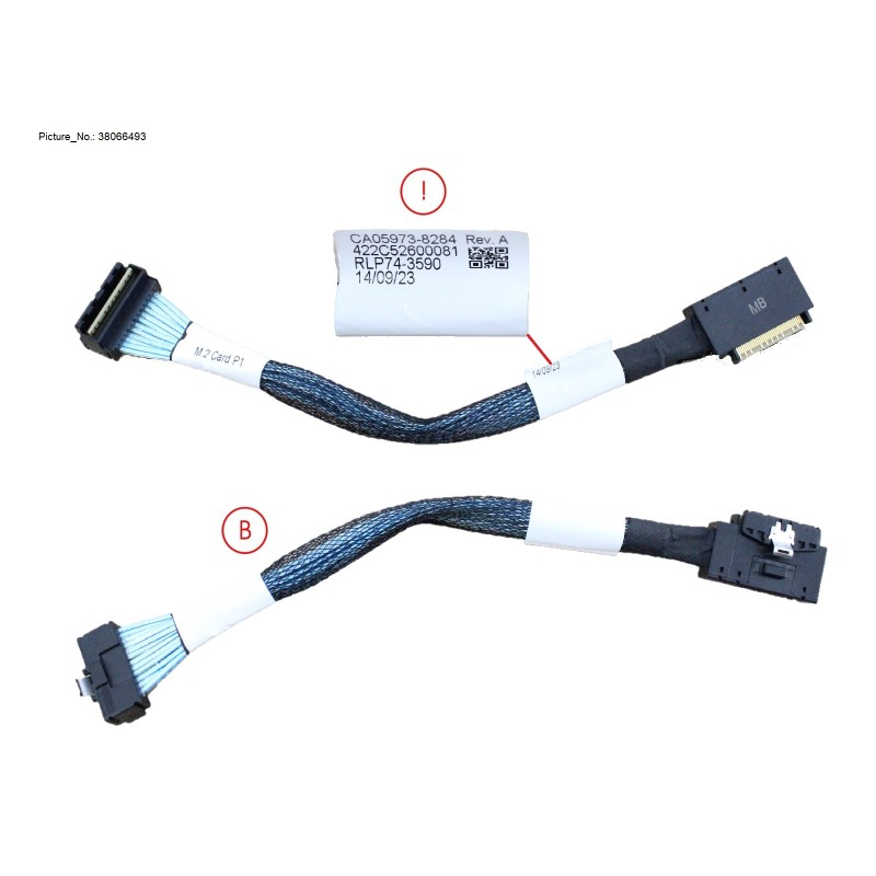 38066493 - SLIMSAS X8 M.2 TO MB