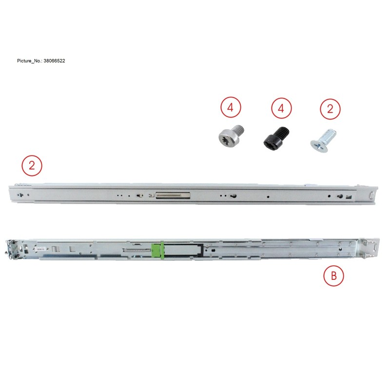 38066522 - RAIL KIT-FRICTION TYPE