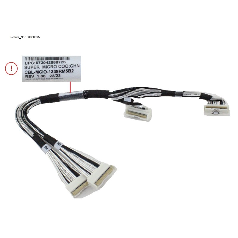 38066595 - CABLE MCIO (MB-RISER) 36CM