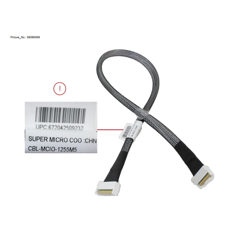 38066599 - CABLE MCIO (MB-HD BP) 55CM