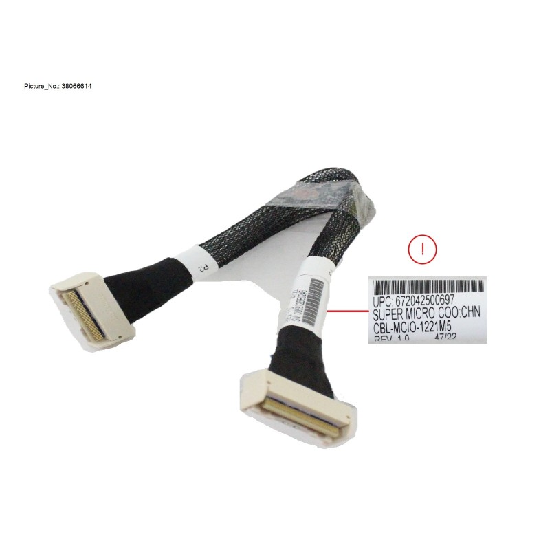 38066614 - CABLE MCIO (MB-RISER) XXCM