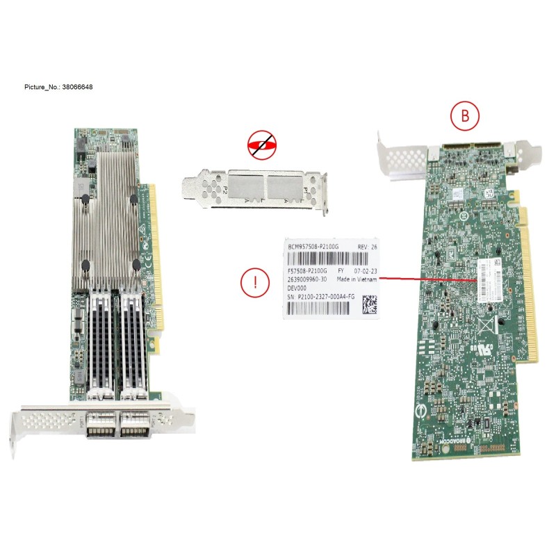 38066648 - PLAN EP P2100G 100GB 2P QSFP56 PCIE