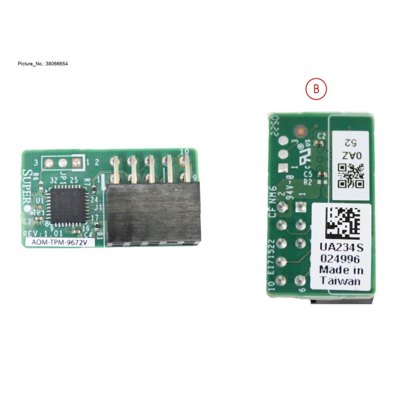 38066654 - TPM MODULE 2.0 FOR RX8770M7