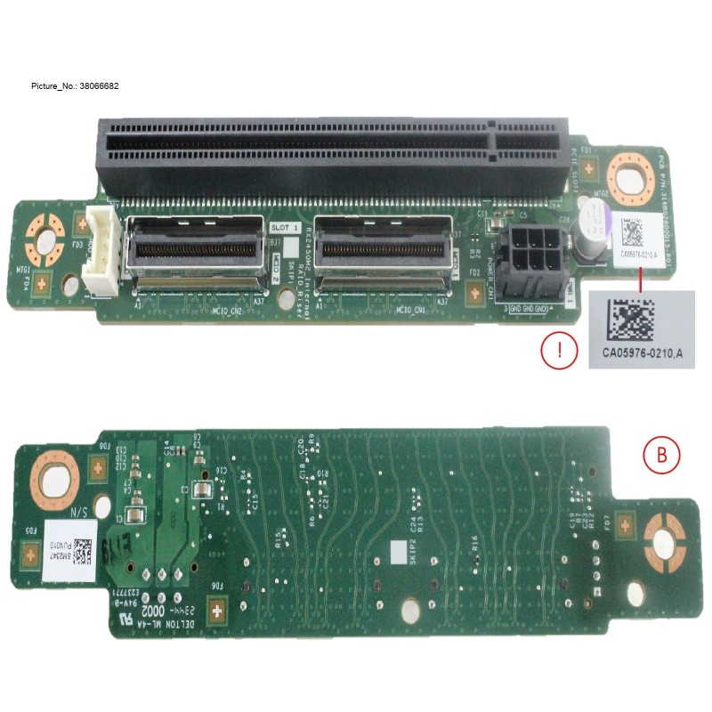 38066682 - RX2450M2_INTERNAL_RAID_RISER