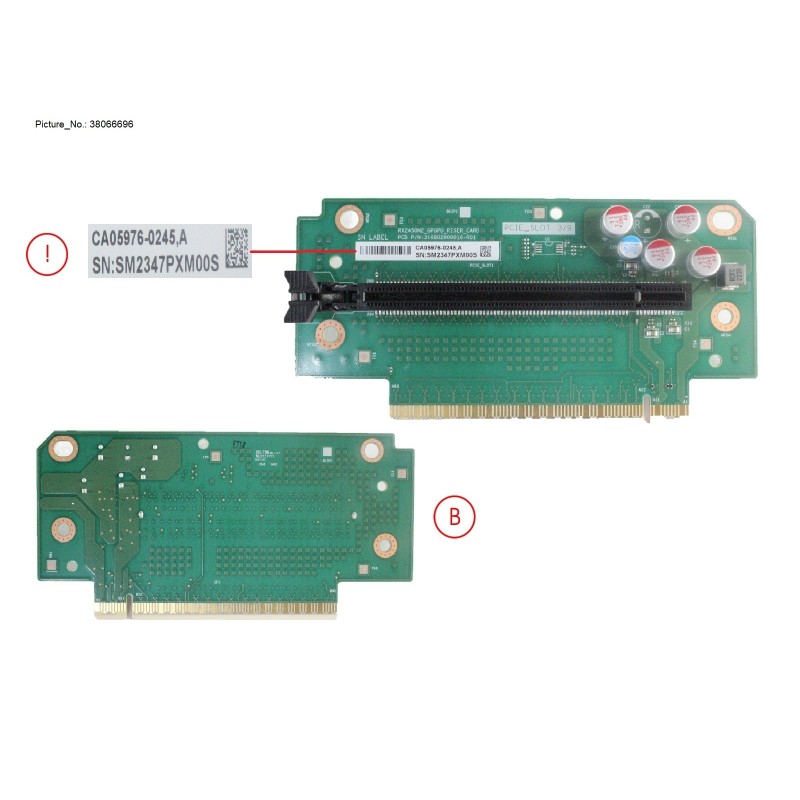 38066696 - RX2450M2_RISER_X16_LR_GPU