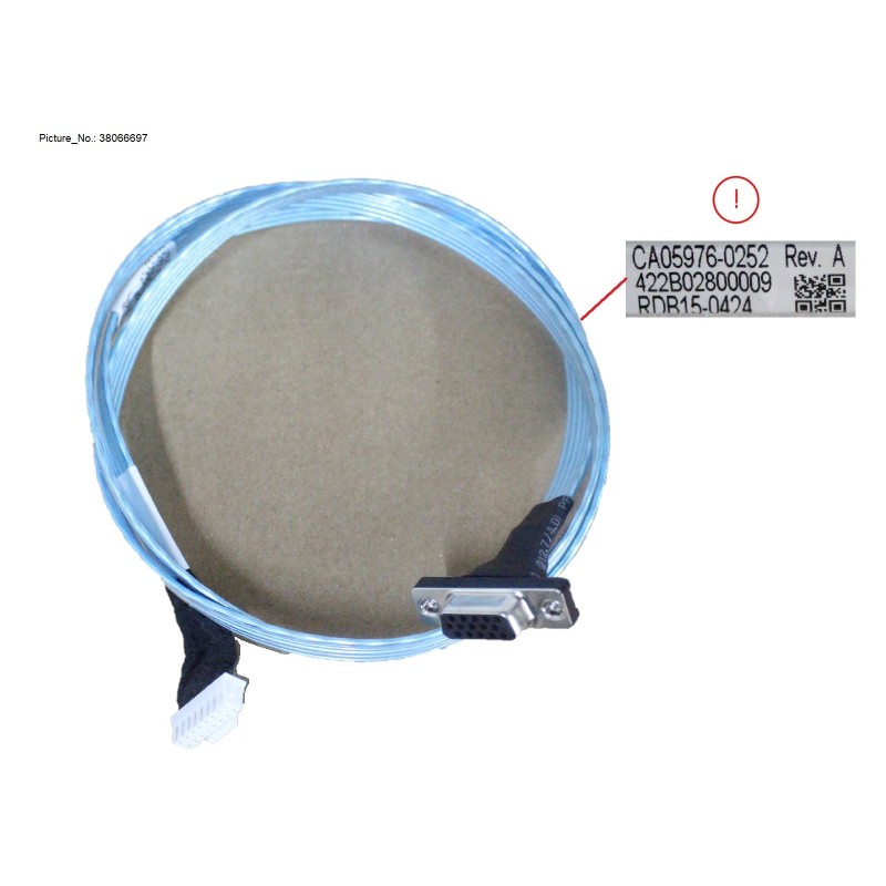 38066697 - FRONT VGA CABLE