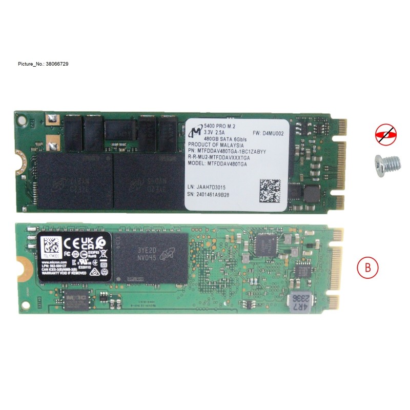 38066729 - M.2 SATA 480GB
