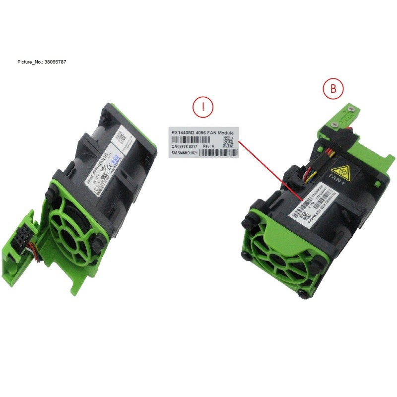 38066787 - 4056 FAN MODULE- DUAL ROTOR