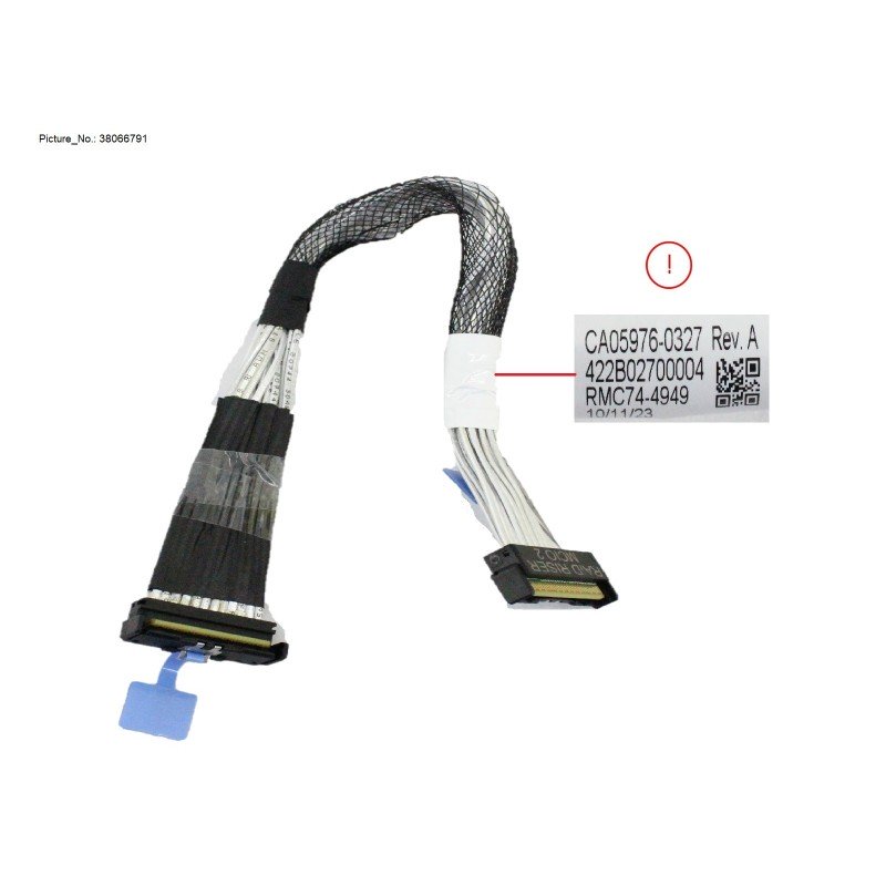 38066791 - MCIO CABLE, MB TO X8 INT RAID RISER, 1 T