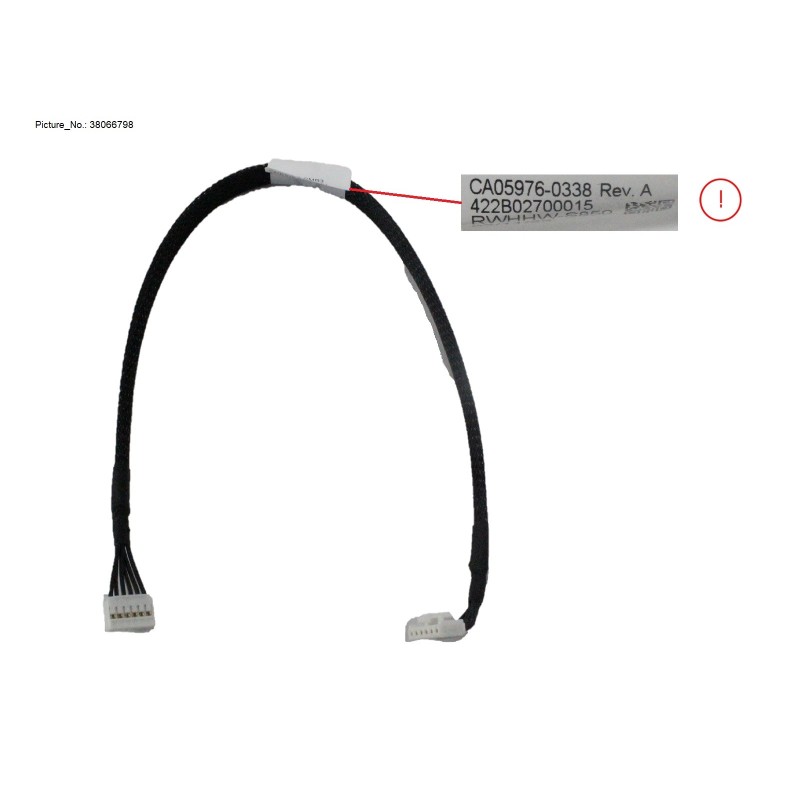 38066798 - OOB SIGNAL CABLE, MB TO 2.5X10 FHSBP