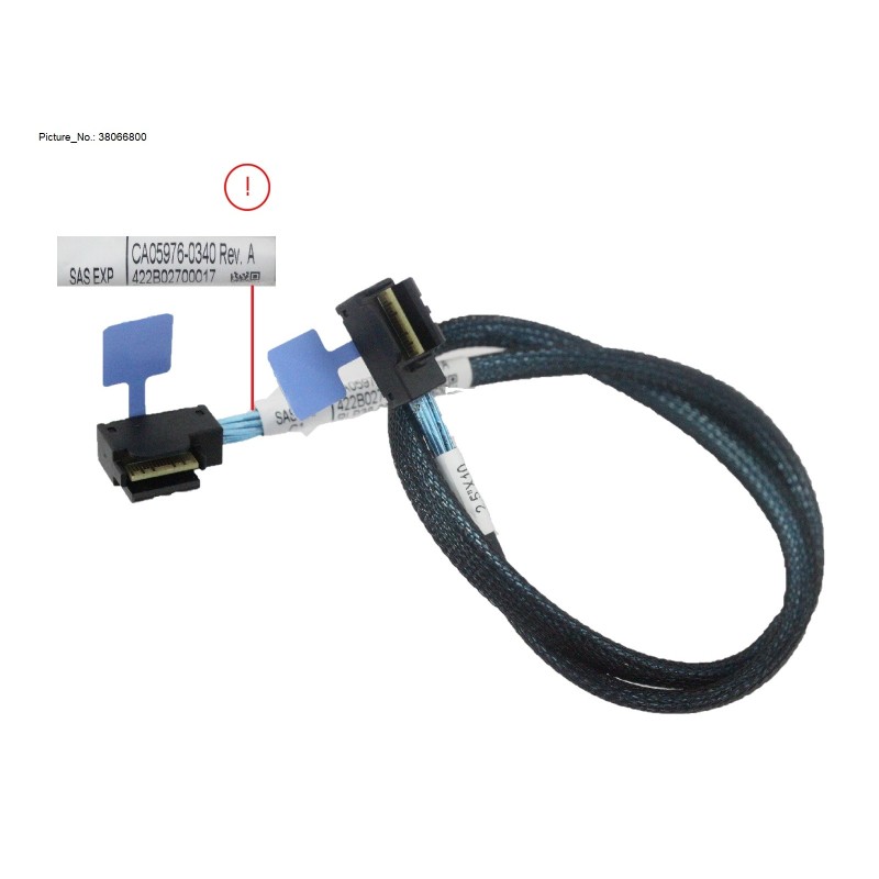 38066800 - SLIMLINE SAS CABLE, SAS EXP C1 TO 2.5X10