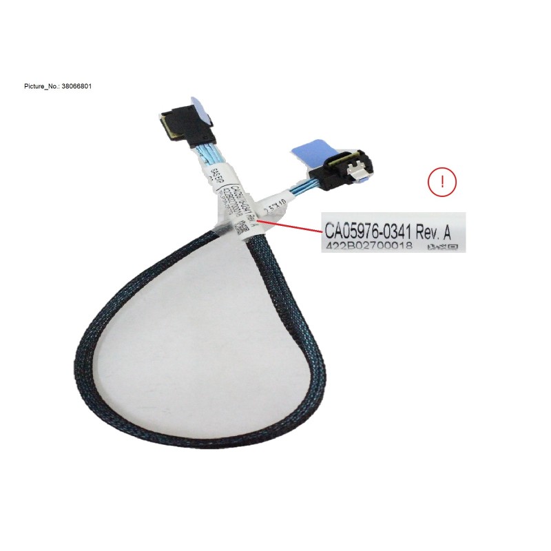 38066801 - SLIMLINE SAS CABLE, SAS EXP C3 TO 2.5X10