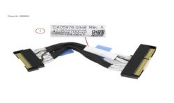 38066805 - MCIO CABLE, MB TO 2.5X2 RHSBP, 1 TO 1