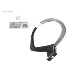 38066813 - MCIO CABLE, MB TO 2.5X10 FHSBP P3, 1 TO