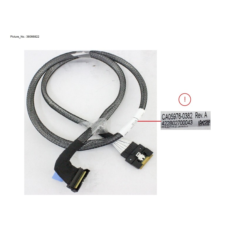 38066822 - NVME CABLE, SLOT1 C1 P2 TO 2.5X10 FHSBP