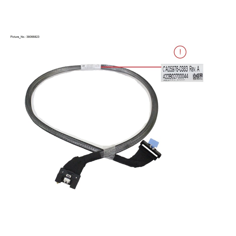 38066823 - NVME CABLE, SLOT1 C0 P1 TO 2.5X10 FHSBP