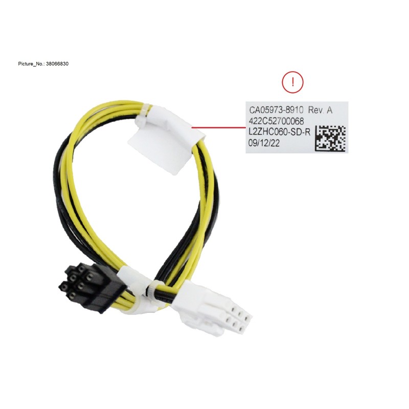 38066830 - POWER CABLE (NVIDIA CARD TO MB)
