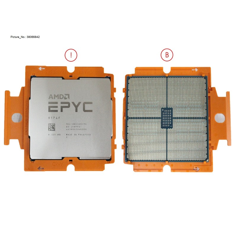 38066842 - EPYC 9174F 16C 4.1GHZ 320W
