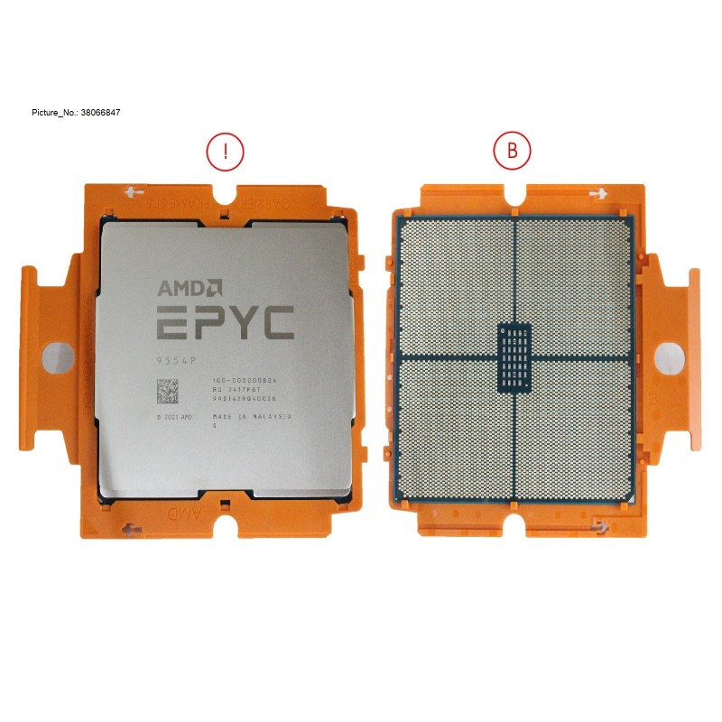 38066847 - EPYC 9554P 64C 3.1GHZ 360W