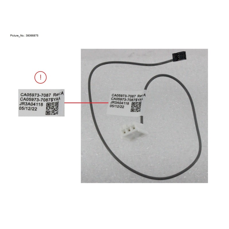 38066875 - TX M5 HDD LED CABLE, 1 TO 1, 250MM, MICR