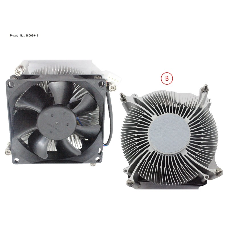 38066943 - STANDARD FANSINK FOR UNDER 80W CPU