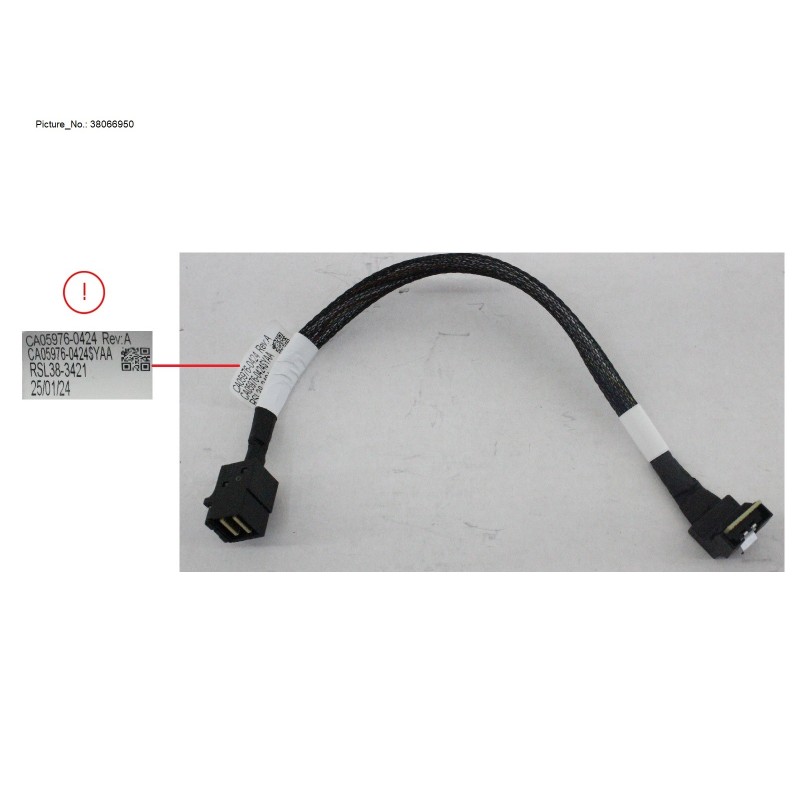 38066950 - OB-SATA/RAID SAS SIGNAL CABLE