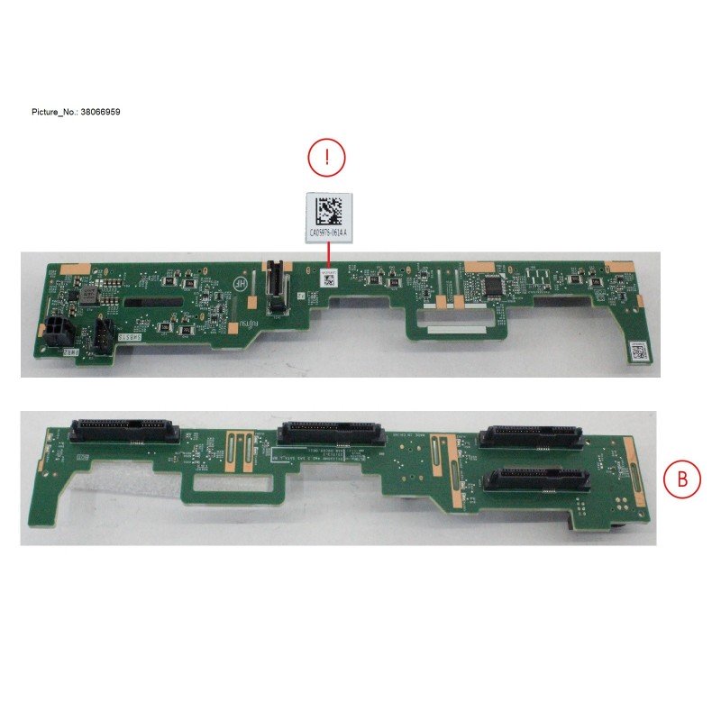 38066959 - RX1330M6 4_2.5 SAS/SATA_L SHAPE-SAS4