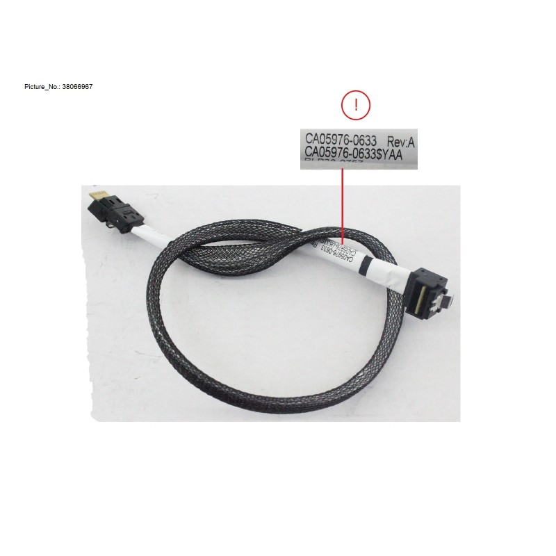 38066967 - MB PCH TO 2.5 HDD BP, 1 TO 1