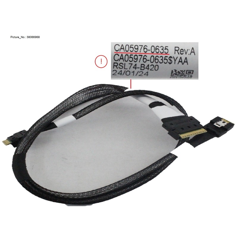 38066968 - RAID CARD TO 2.5 HDD BP/LOBP, 2 TO 2