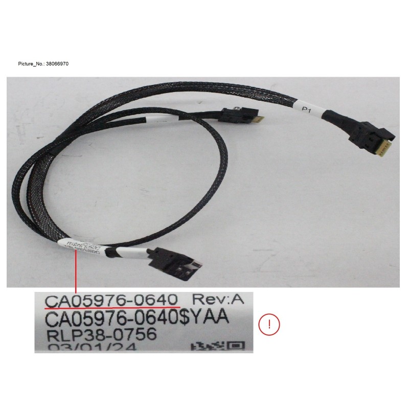 38066970 - MB PCH TO 3.5 HDD BP, 1 TO 2