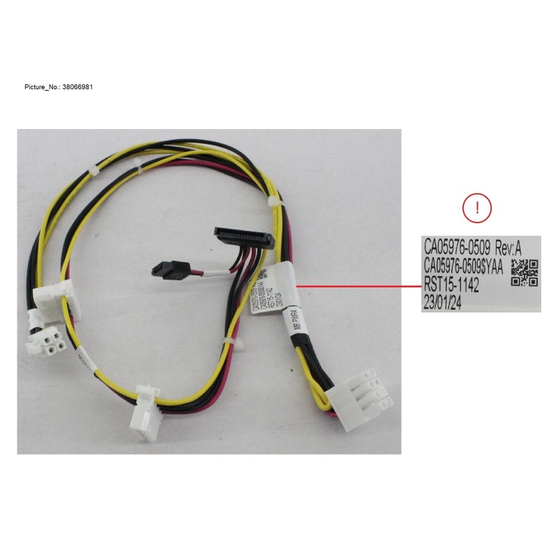 38066981 - 1ST HDD BP/ODD PWR CABLE
