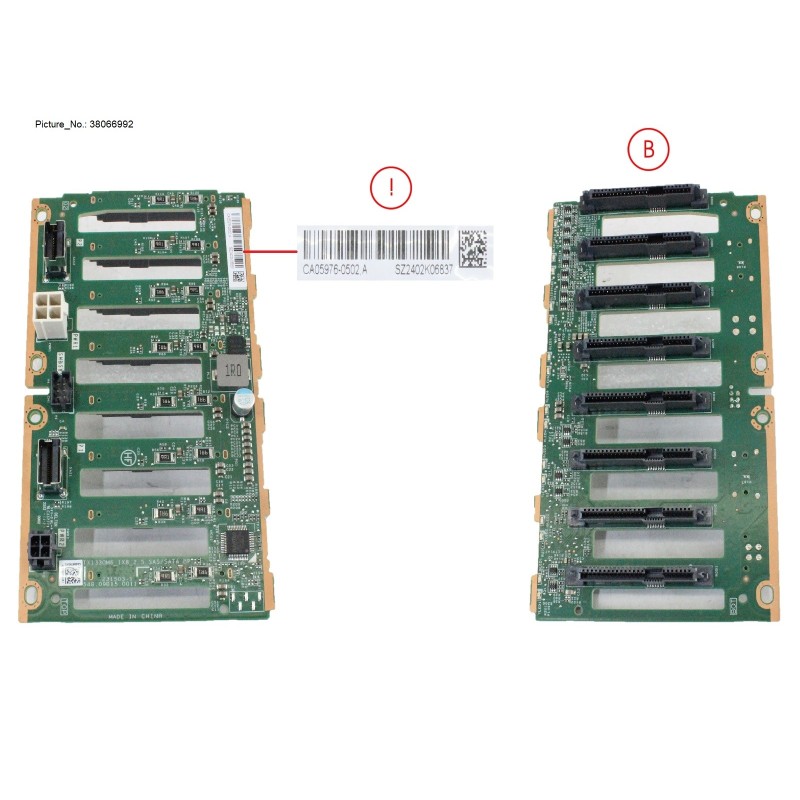 38066992 - TX1330M6_1X8_2.5_SAS/SATA BP