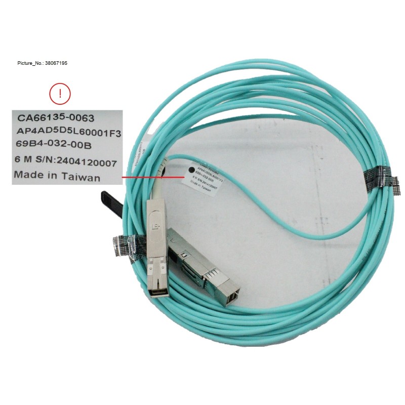 38067195 - MINISAS HD CABLE AOC 6M FOR NVME DE