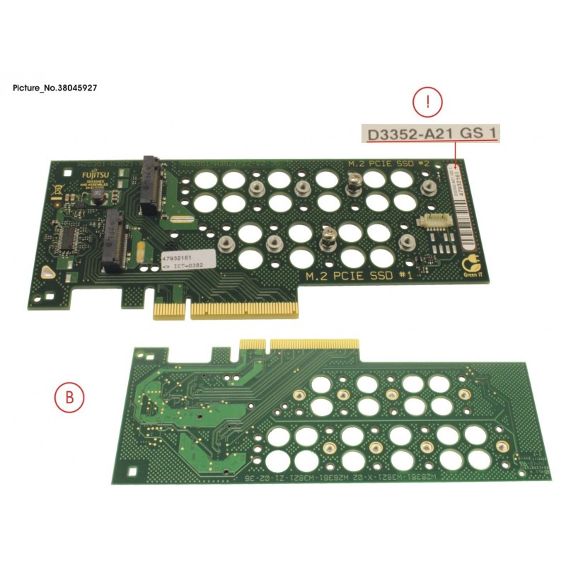 38045927 - PCI-E SSD CARD D3352 (21-1)