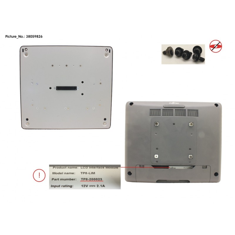 38059826 - TP8 LCD IF MODULE(STANDALONE LCD)W/COVER